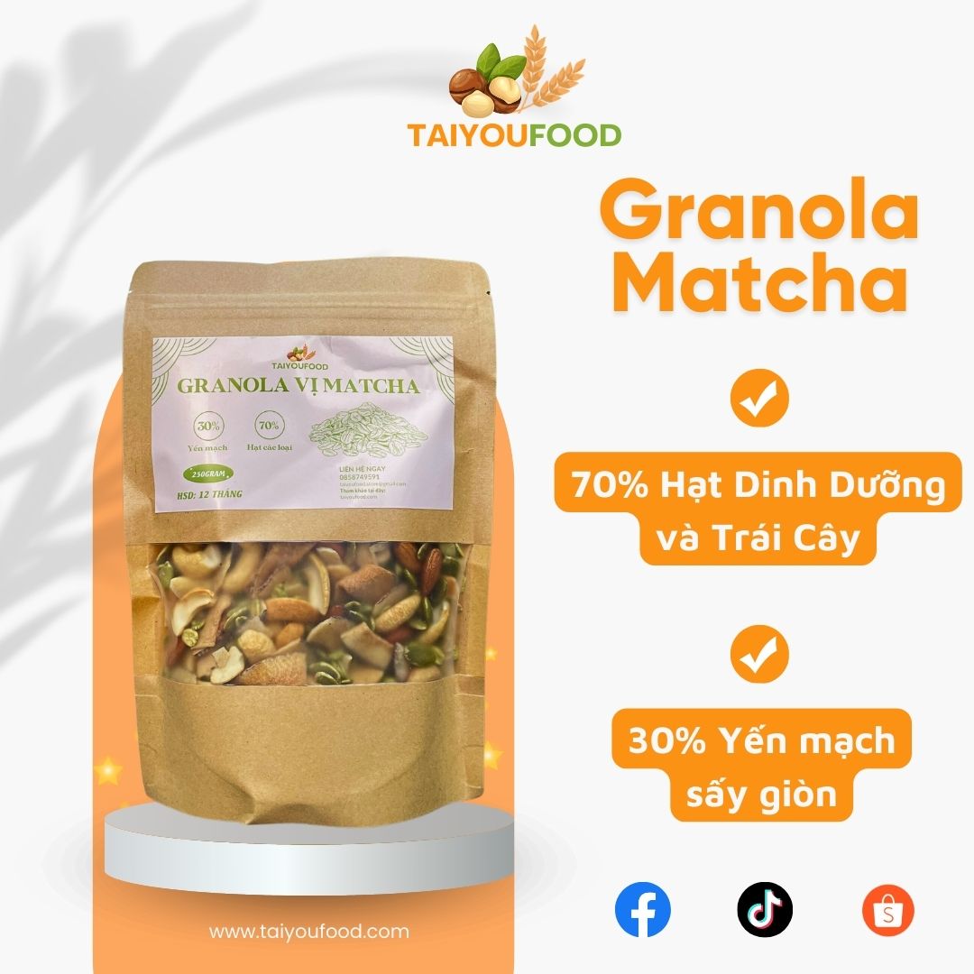 granola matcha